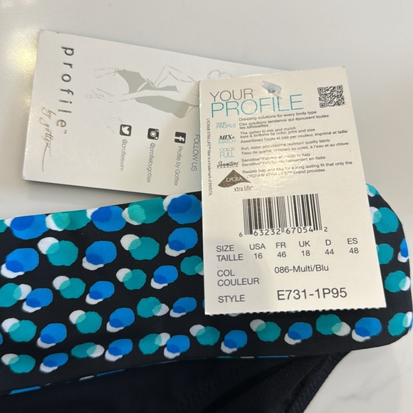 PROFILE BY GOTTEX COCOON BANDED HIPSTER BOTTOM - Picture 5 of 7